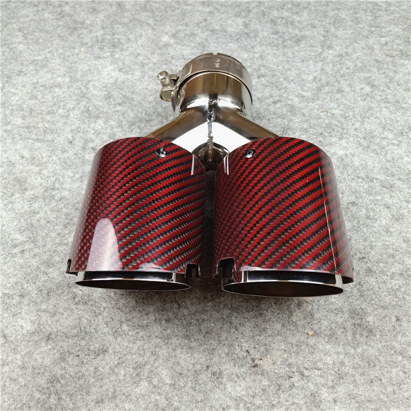 Y Model 4-Slots AKRAPOVIC Exhaust Pipe Tip Muffler Tail Throat 5