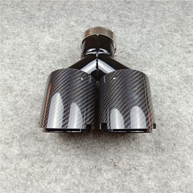Y Model 4-Slots AKRAPOVIC Exhaust Pipe Tip Muffler Tail Throat 8