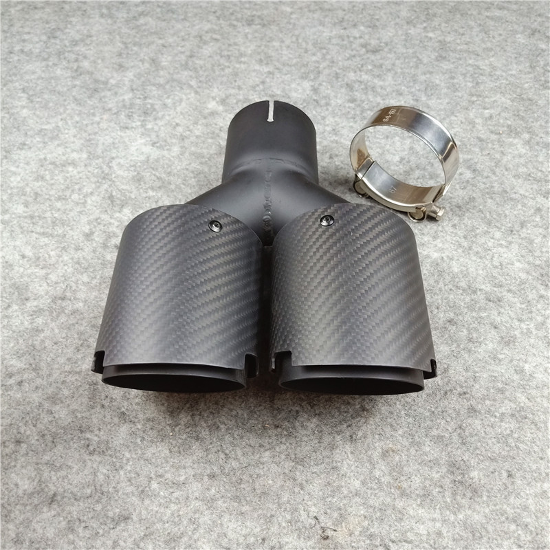 Y Model 4-Slots AKRAPOVIC Exhaust Pipe Tip Muffler Tail Throat 9