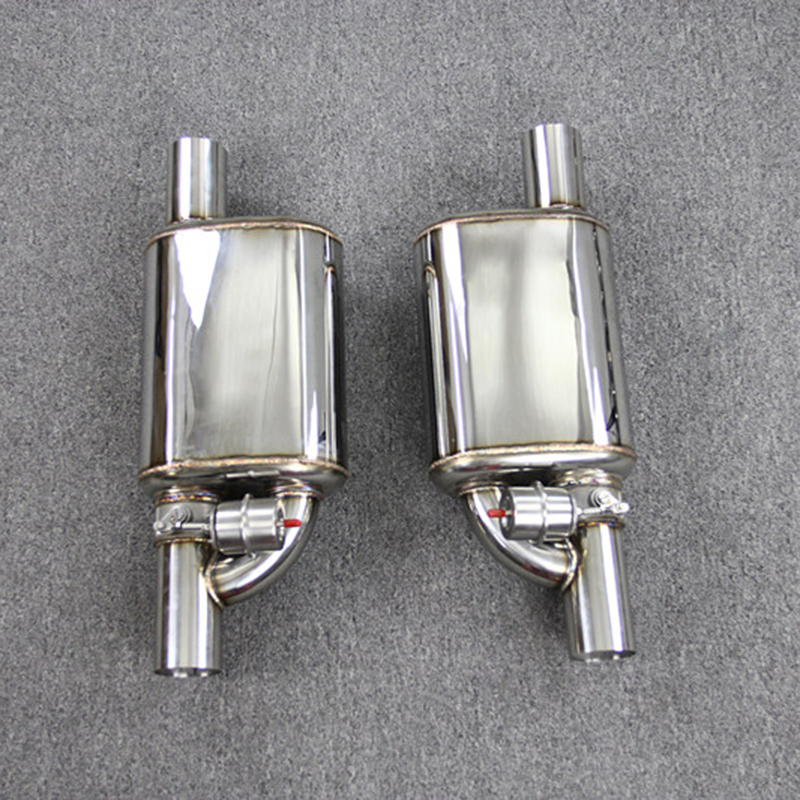 Exhaust System Universal Vacuum/Electric Valve Muffler 51*60*63*70*76MM 3
