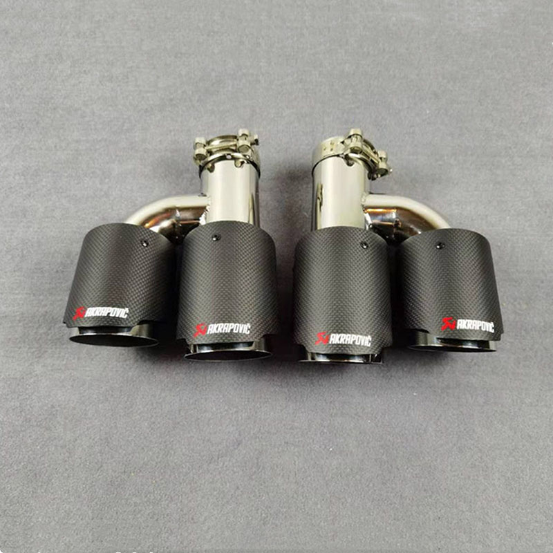 H Model Universal AKRAPOVIC Exhaust Pipe Tailpipe Muffler Tip 5