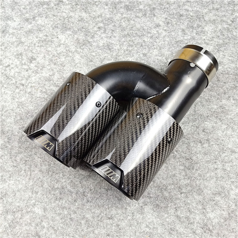 Carbone Inox ///M BMW Universal H Modèle Tuyau d’échappement Silencieux Tuyau d’échappement 2