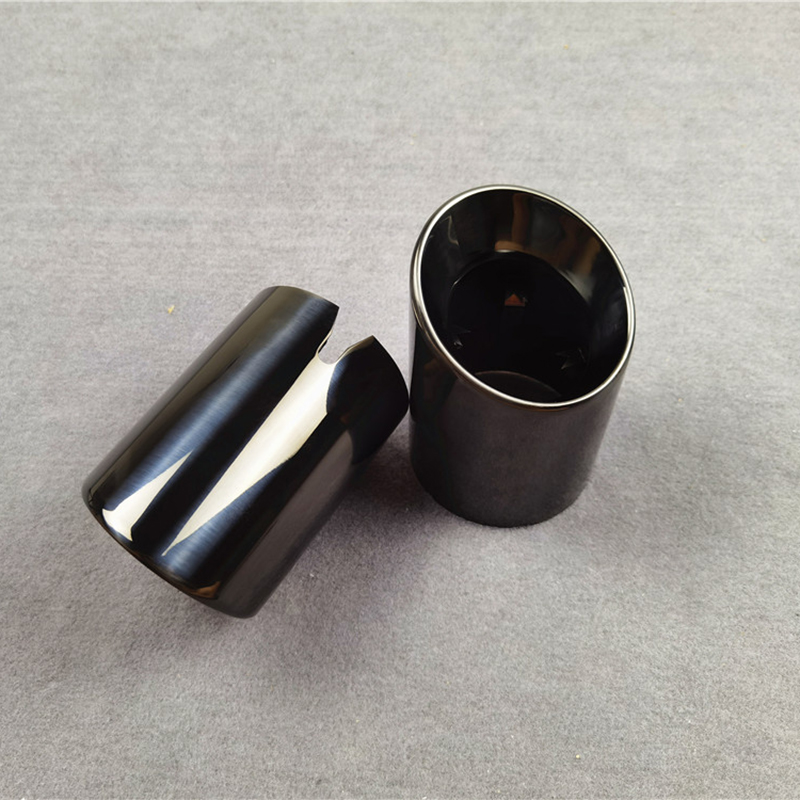 For BMW M2C M2 M3 M4 Titanium Black Tail Throat Muffler Exhaust Tip 6