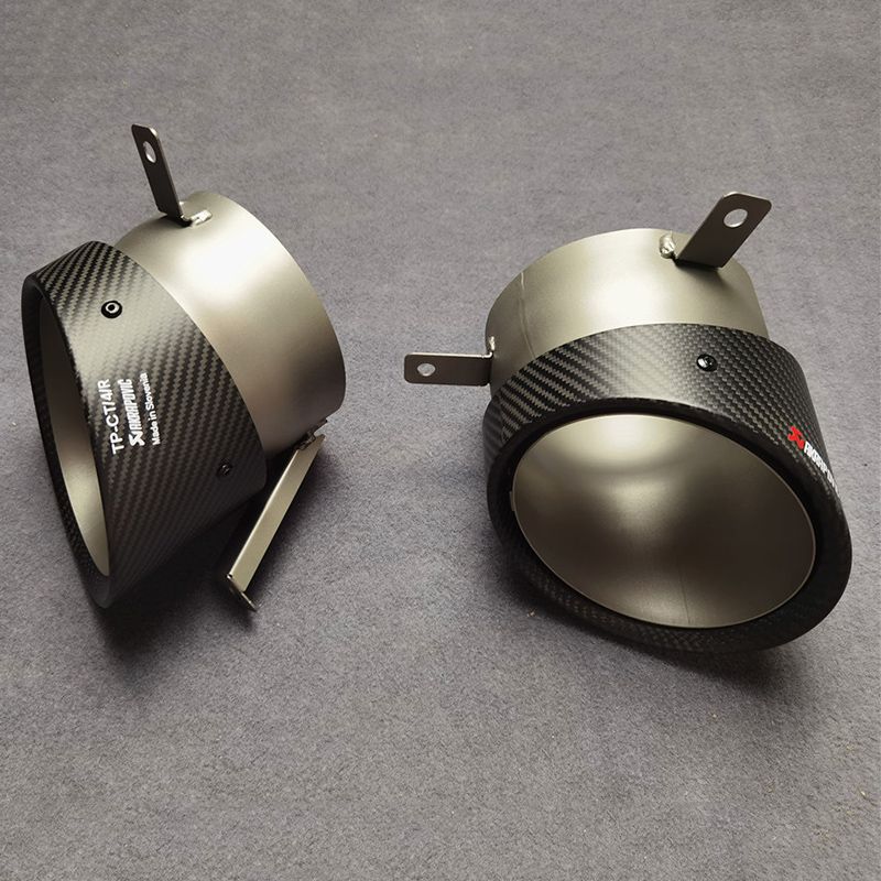 AKRAPOVIC Exhaust Pipe Muffler Tip Tailpipe Nozzles For AUDI R8 1