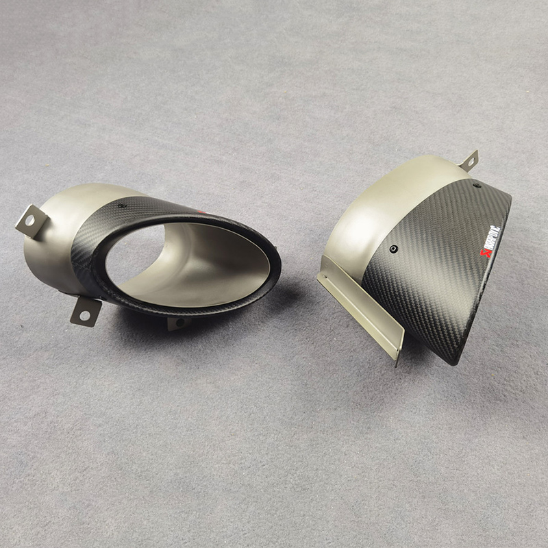 AKRAPOVIC Exhaust Pipe Muffler Tip Tailpipe Nozzles For AUDI R8 5