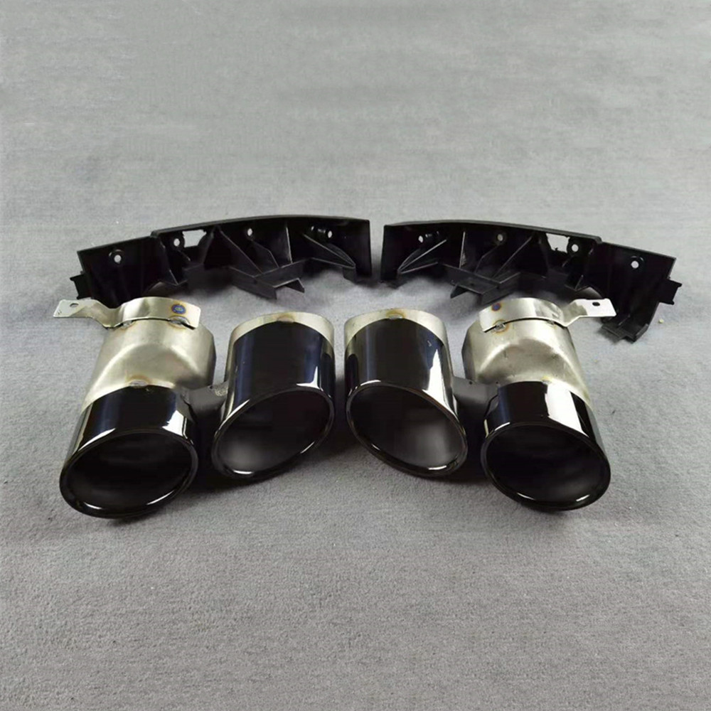 Exhaust Pipe Tip For AUDI Original Q8 Sport Style Change SQ8 Diffuser 4