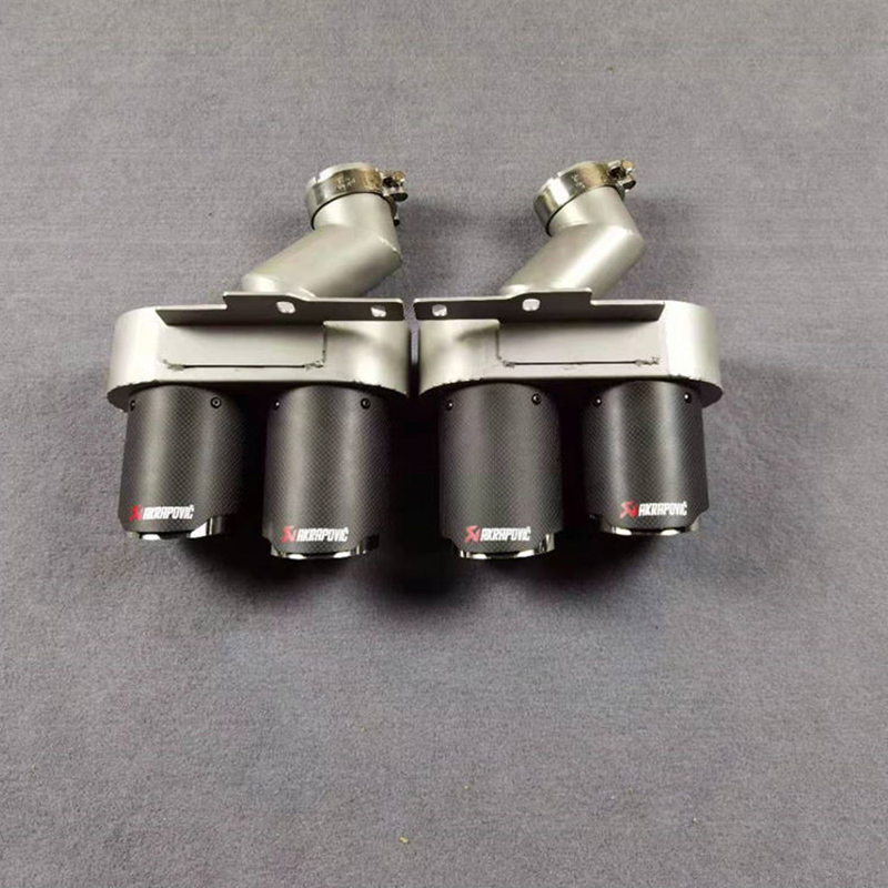 Exhaust Pipe Tip Muffler Tailpipe For AUDI A6L A7 C8 2019- 2021 1