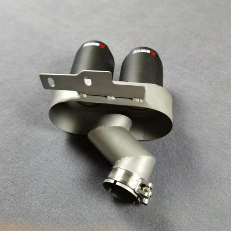 Exhaust Pipe Tip Muffler Tailpipe For AUDI A6L A7 C8 2019- 2021 5
