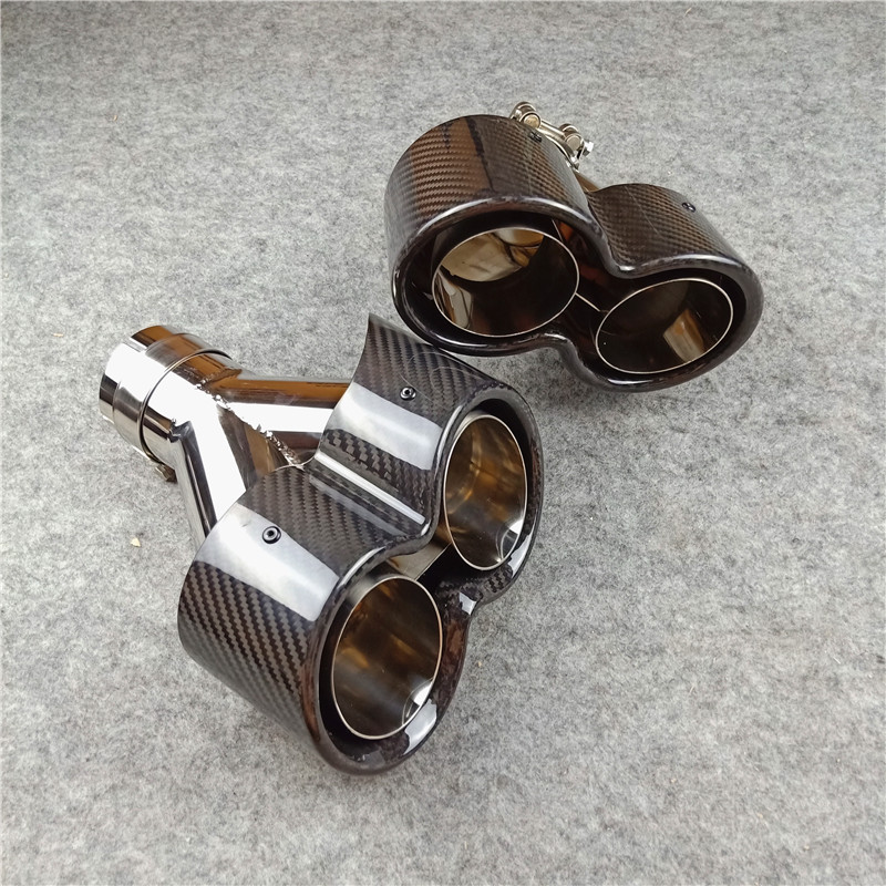 High Quality Y Model Exhaust Pipe Muffler Tip Tail Throat Nozzles 1