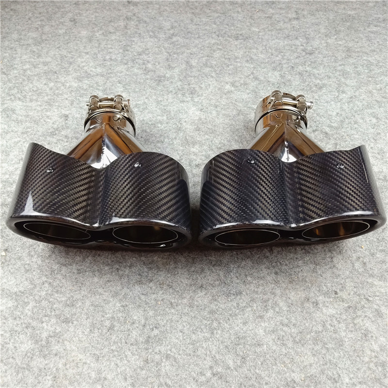 High Quality Y Model Exhaust Pipe Muffler Tip Tail Throat Nozzles 2