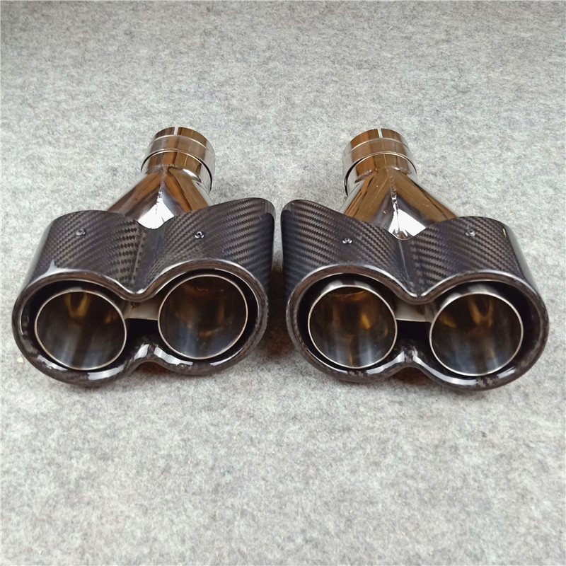 High Quality Y Model Exhaust Pipe Muffler Tip Tail Throat Nozzles 3