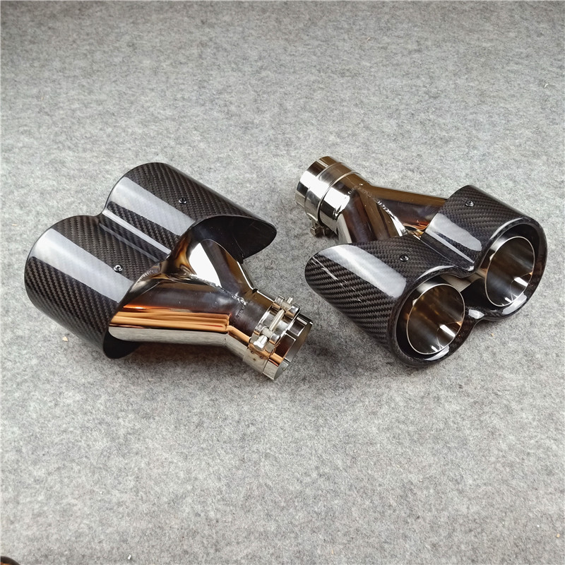 High Quality Y Model Exhaust Pipe Muffler Tip Tail Throat Nozzles 4