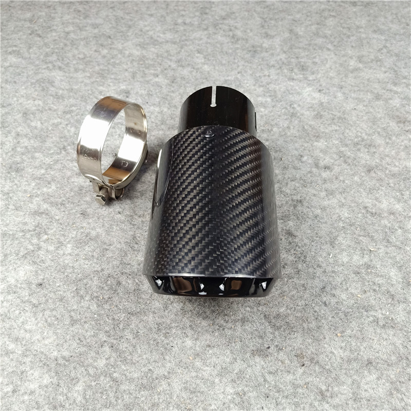 Forged/Red/Black AKRAPOVIC Exhaust Pipe Muffler Tip Car Nozzles 5