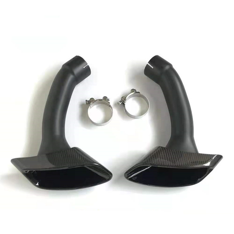 Muffler Tailpipe Exhaust Pipe Tip For BMW X6 E71 30D 35D 2008-2013 3