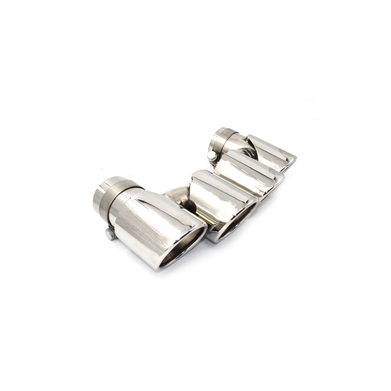 Stainless Silver Car Exhaust Tip For BMW 6 Series 640LI Upgrade M6 4