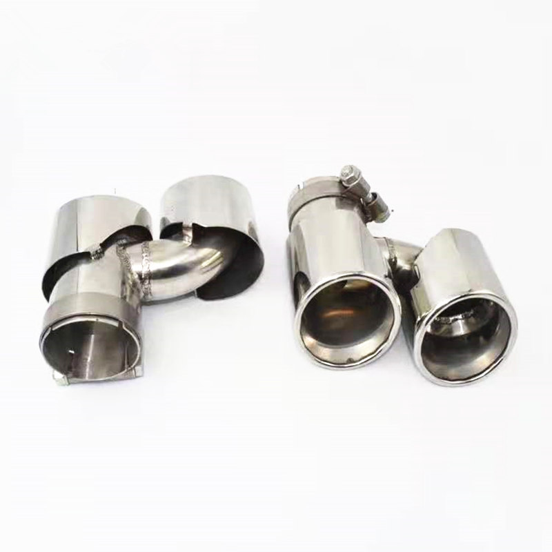 Stainless Silver Car Exhaust Tip For BMW 6 Series 640LI Upgrade M6 3