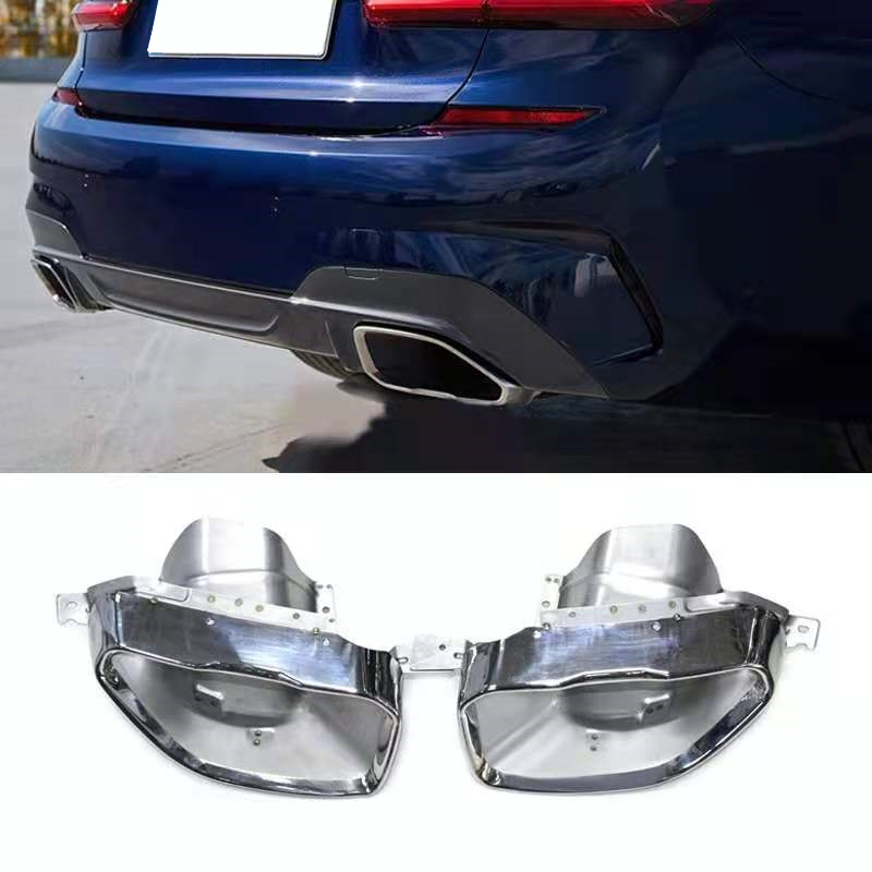 Ponta do tubo de escape para BMW Série 3 G20 G28 325i 340i 2019-2020 6
