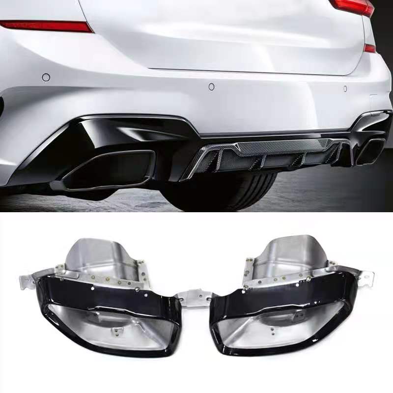Ponta do tubo de escape para BMW Série 3 G20 G28 325i 340i 2019-2020 7