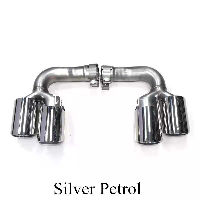 Stainless Steel Exhaust Pipe Tip For Porsche Cayenne Hybrid/Petrol 6