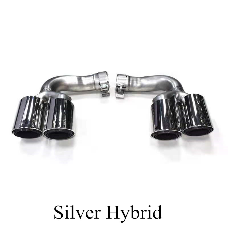 Stainless Steel Exhaust Pipe Tip For Porsche Cayenne Hybrid/Petrol 4