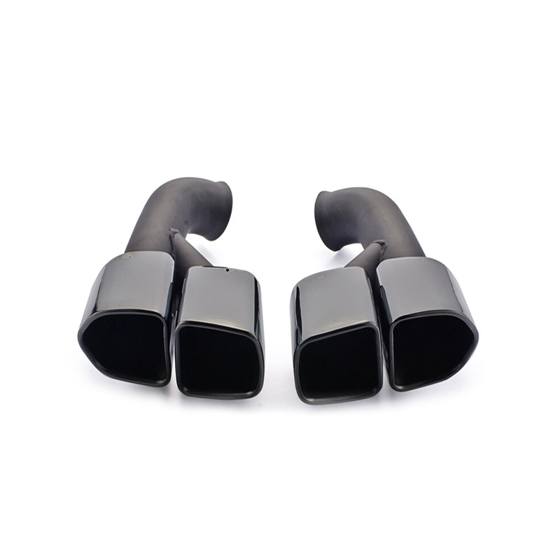 Muffler Tip Exhaust Pipe Nozzles For Porsche Cayenne 2015-2017 2