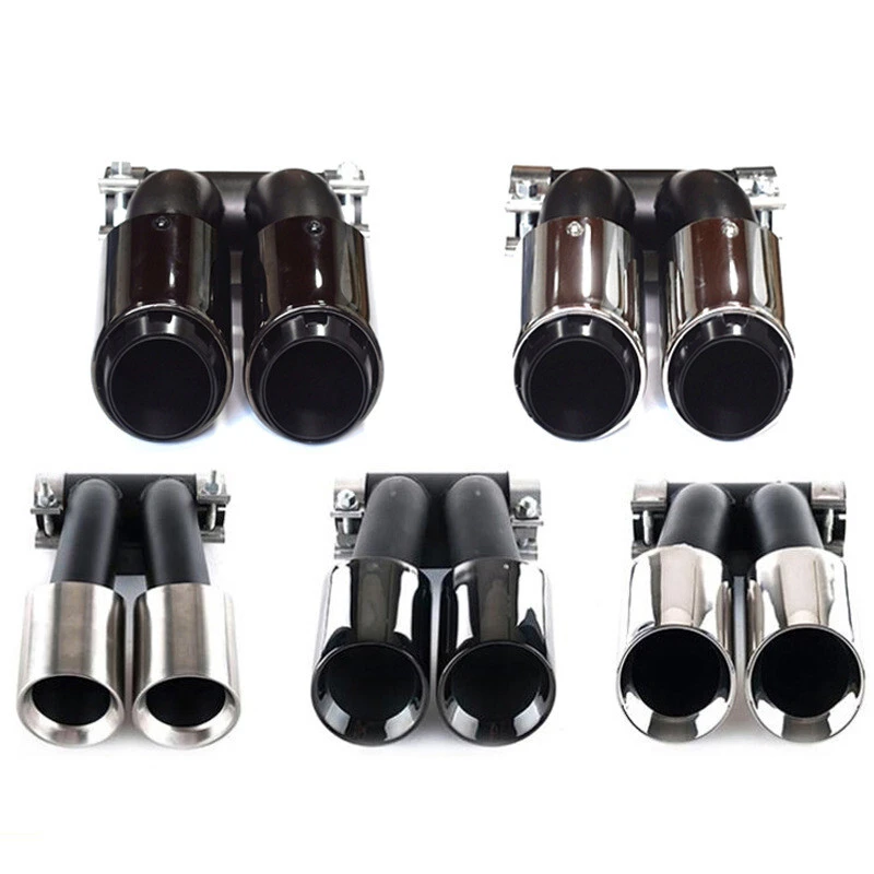Exhaust Pipe Muffler Tip Tails For Porsche 718 Cayman Boxster 981 1