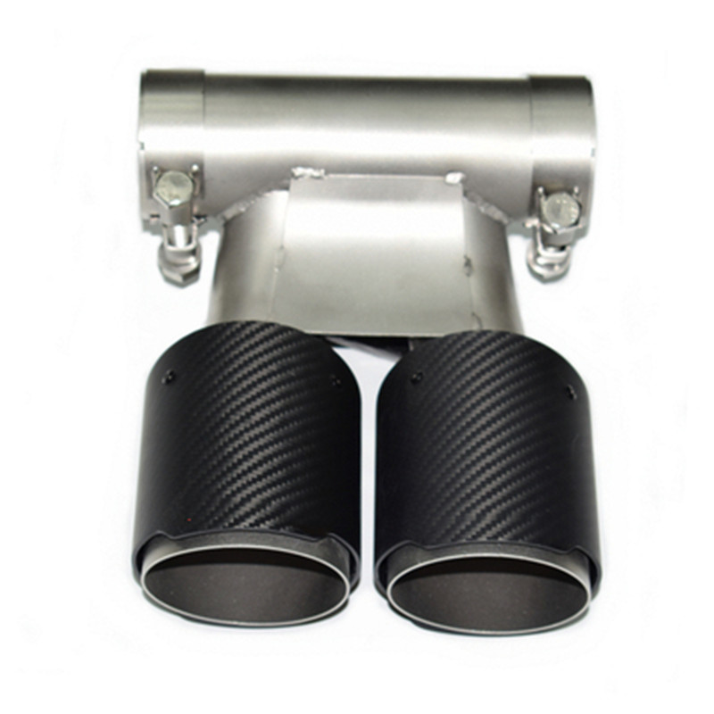 Exhaust Pipe Muffler Tip Tails For Porsche 718 Cayman Boxster 981 6