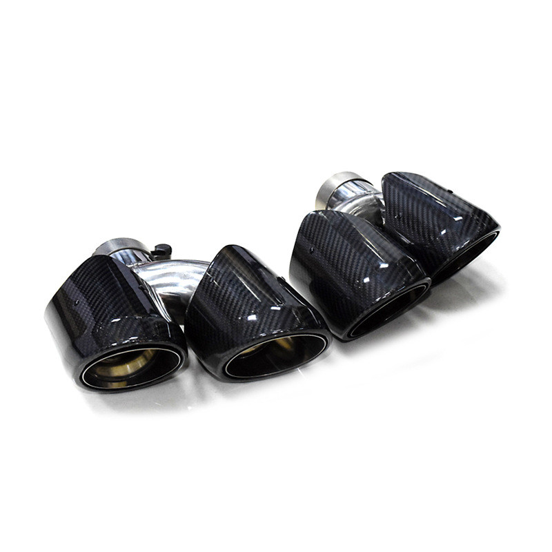 Exhaust Pipe Tail Throat Nozzles For Porsche Macan 2014-2018 3