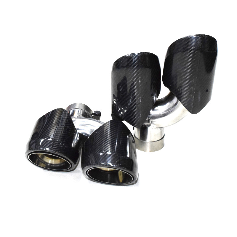 Exhaust Pipe Tail Throat Nozzles For Porsche Macan 2014-2018 5