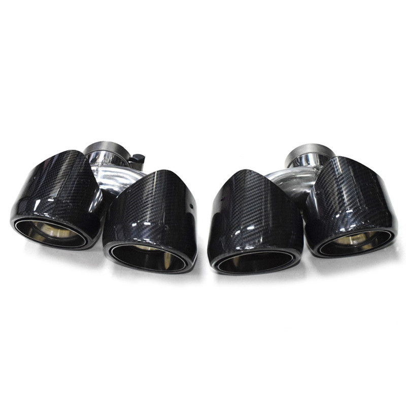 Exhaust Pipe Tail Throat Nozzles For Porsche Macan 2014-2018 2