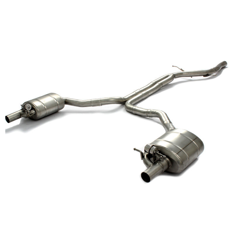 Stainless Steel Exhaust Catback Suitable for AUDI A6 A7 C7 C8 2.0 18-20 2