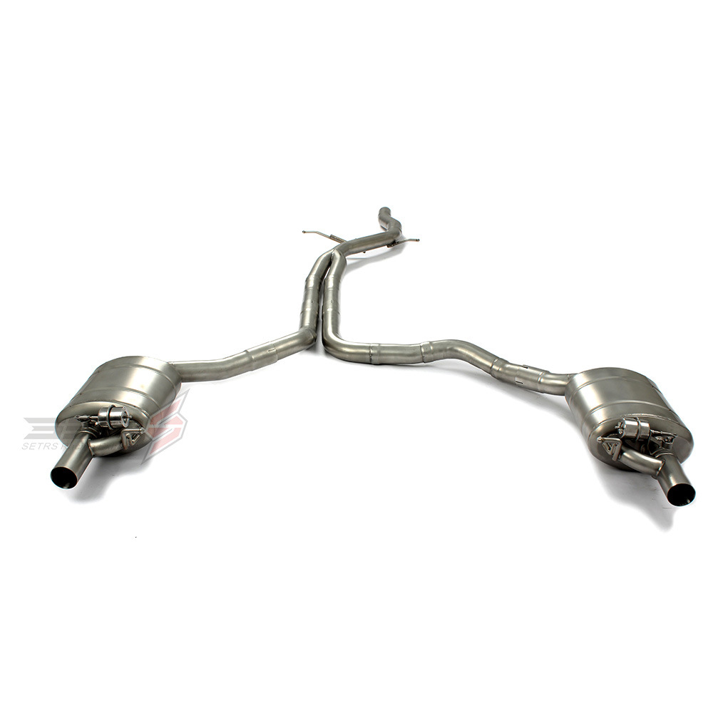 Stainless Steel Exhaust Catback Suitable for AUDI A6 A7 C7 C8 2.0 18-20 3