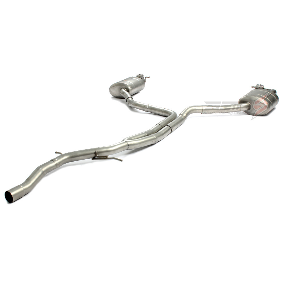 Stainless Steel Exhaust Catback Suitable for AUDI A6 A7 C7 C8 2.0 18-20 4