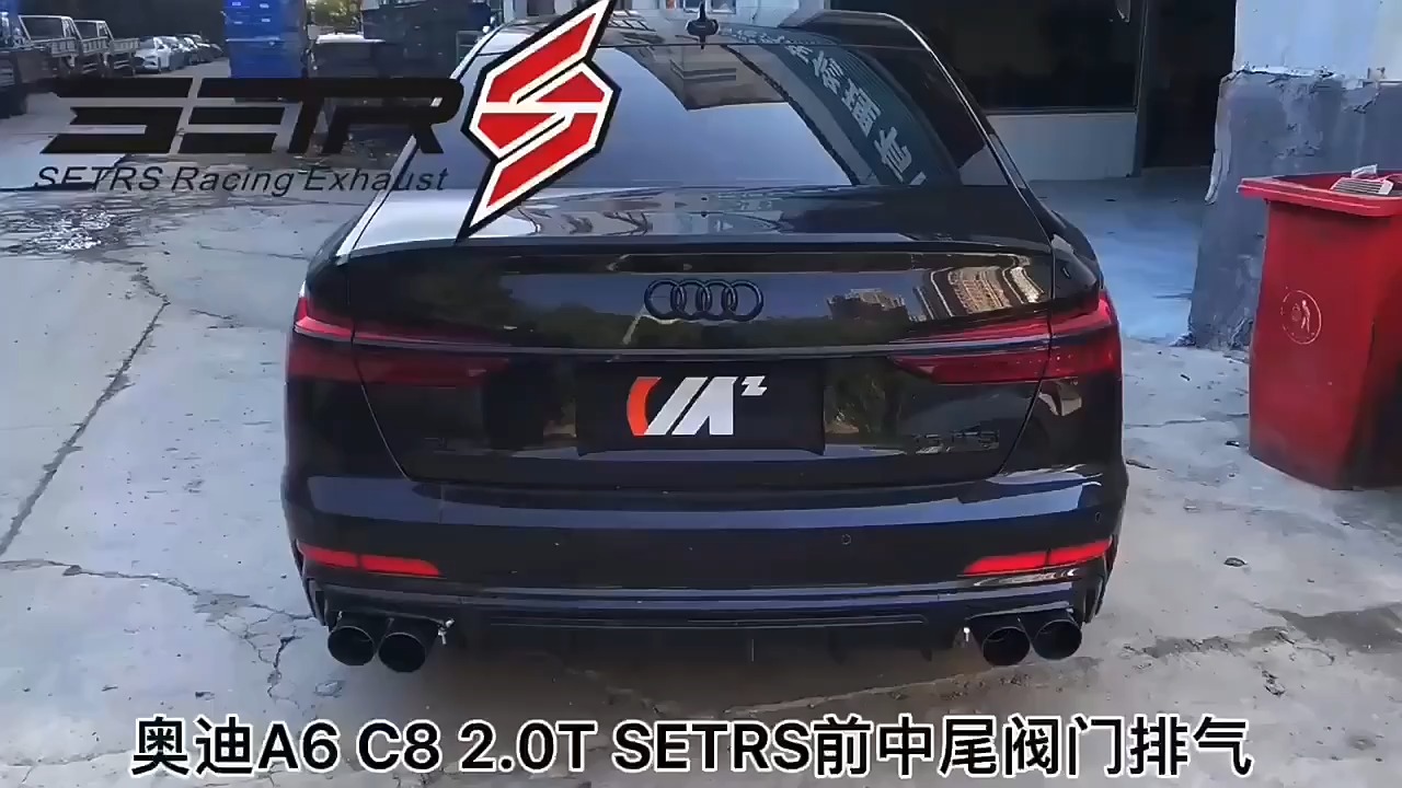 Stainless Steel Exhaust Catback Suitable for AUDI A6 A7 C7 C8 2.0 18-20 1