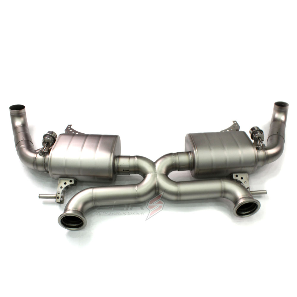Exhaust System Catback With Muffler Valve For Audi R8 2007-2014 5.2 V10 2