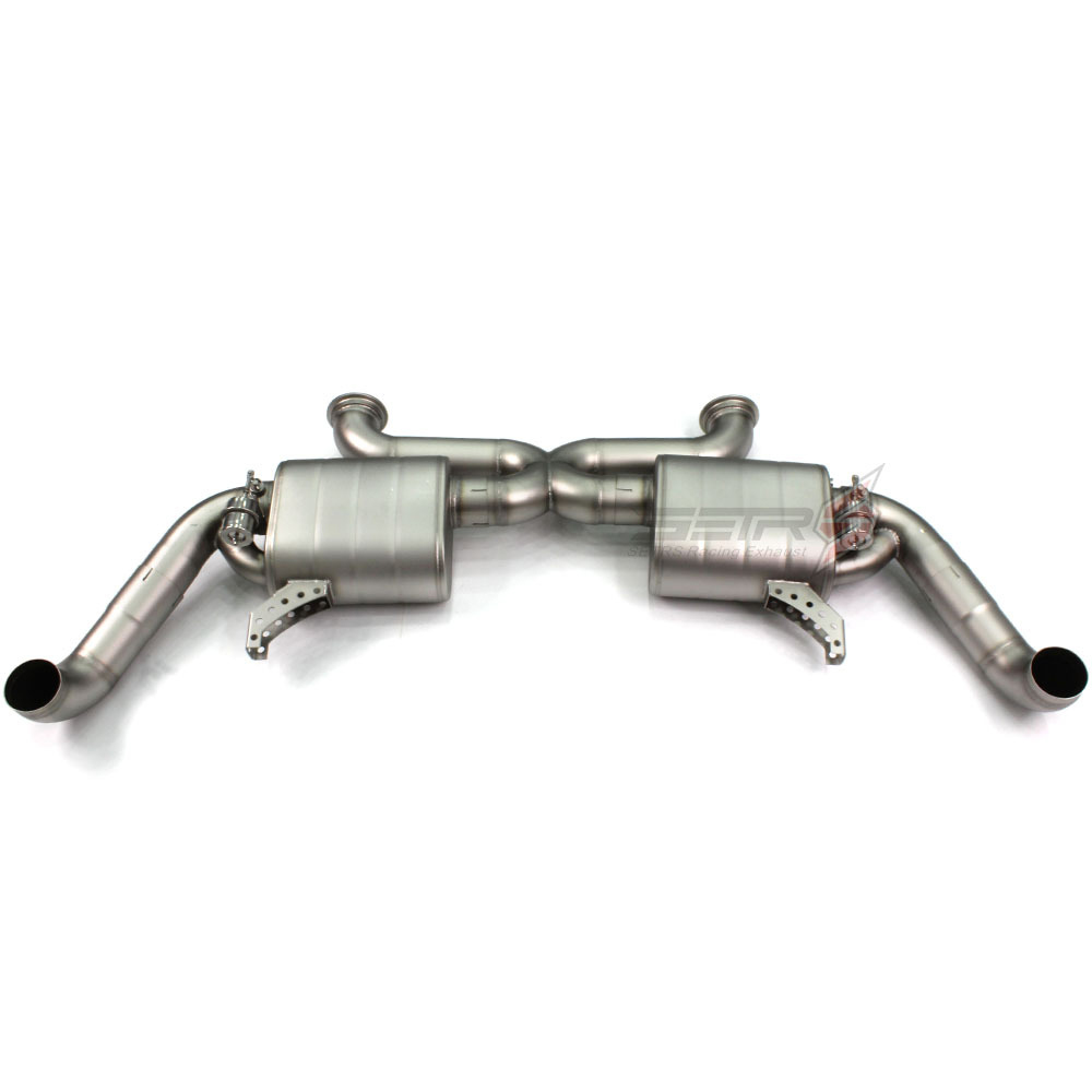 Exhaust System Catback With Muffler Valve For Audi R8 2007-2014 5.2 V10 3