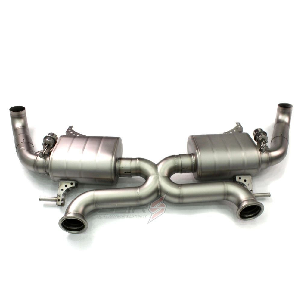 Exhaust System Catback With Muffler Valve For Audi R8 2007-2014 5.2 V10 1