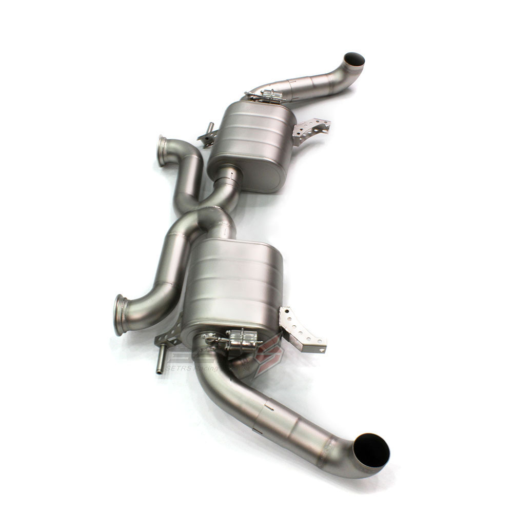 Exhaust System Catback With Muffler Valve For Audi R8 2007-2014 5.2 V10 6