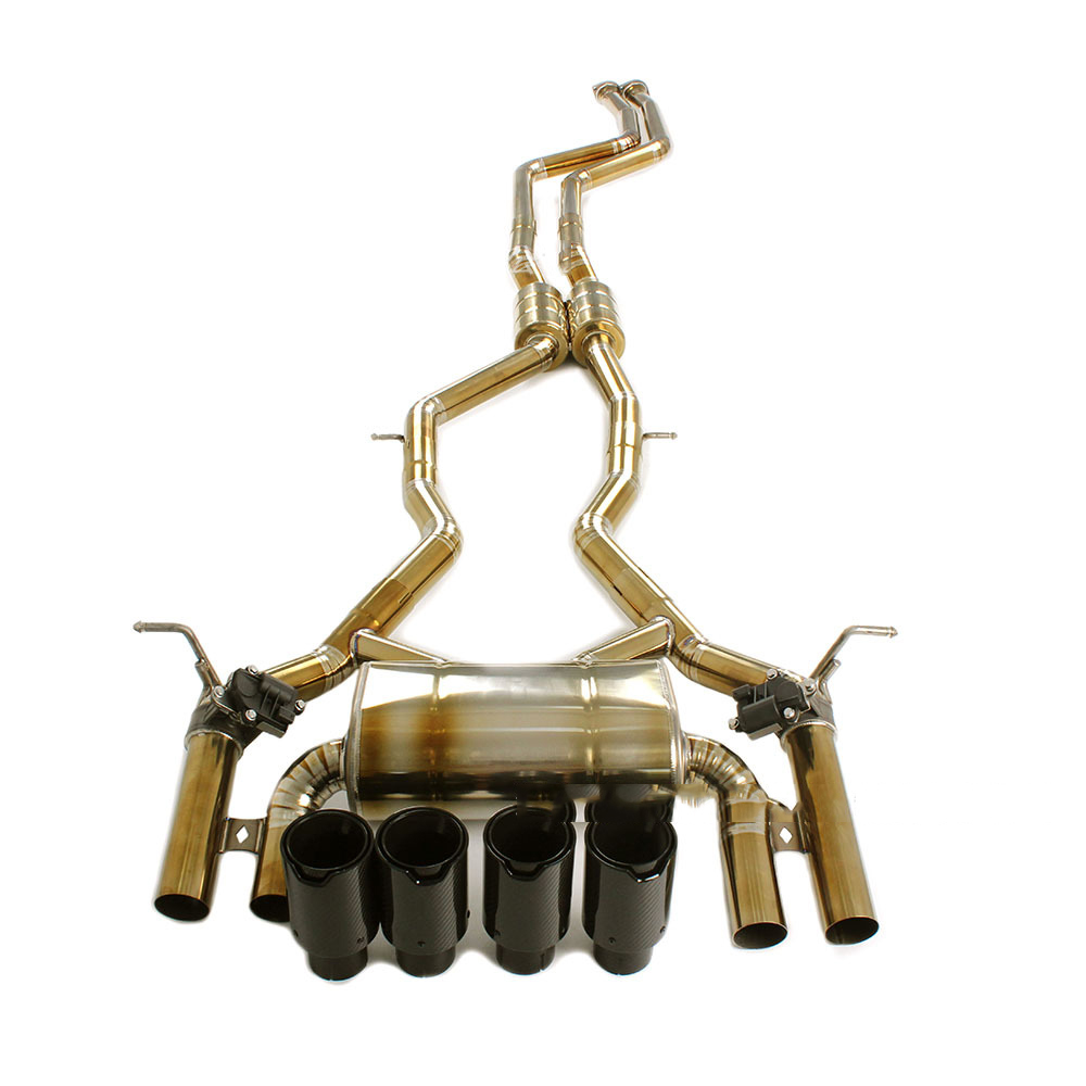 Car Exhaust Cat-back Titanium Alloy For BMW M3 M4 F80 F82 3.0T 1
