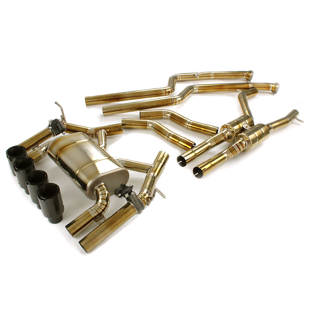 Car Exhaust Cat-back Titanium Alloy For BMW M3 M4 F80 F82 3.0T 4