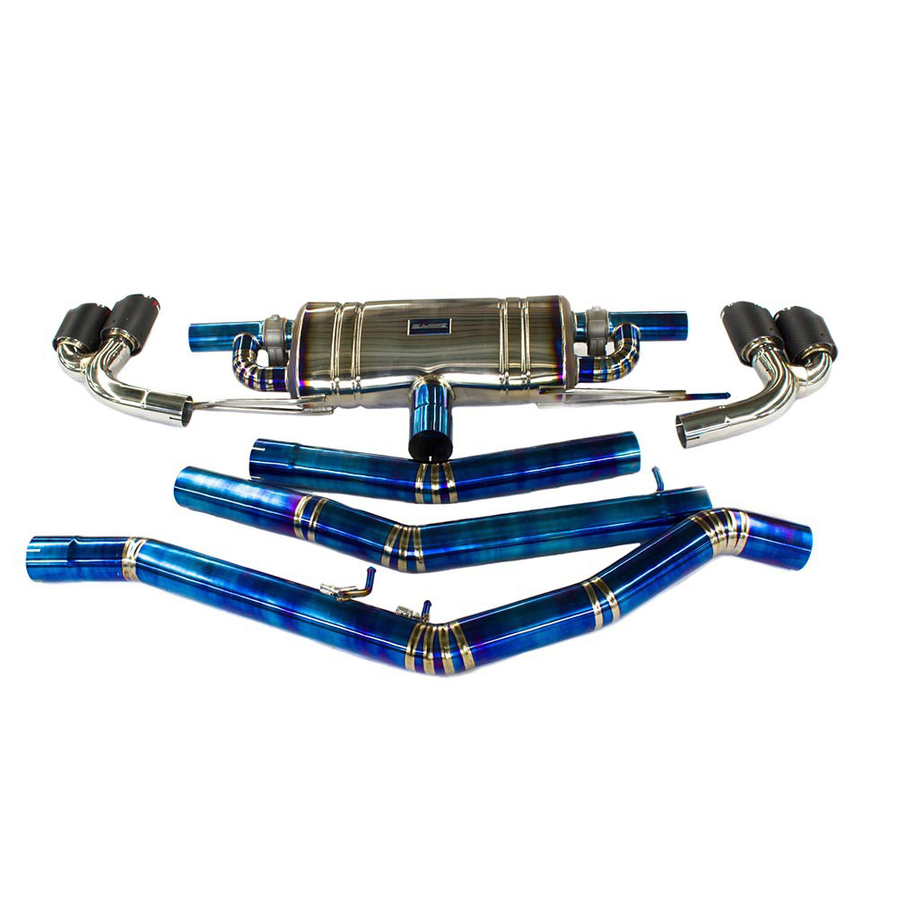 For BMW X5 3.0 Titanium Alloy Blue Automobile Exhaust Cat-Back 1