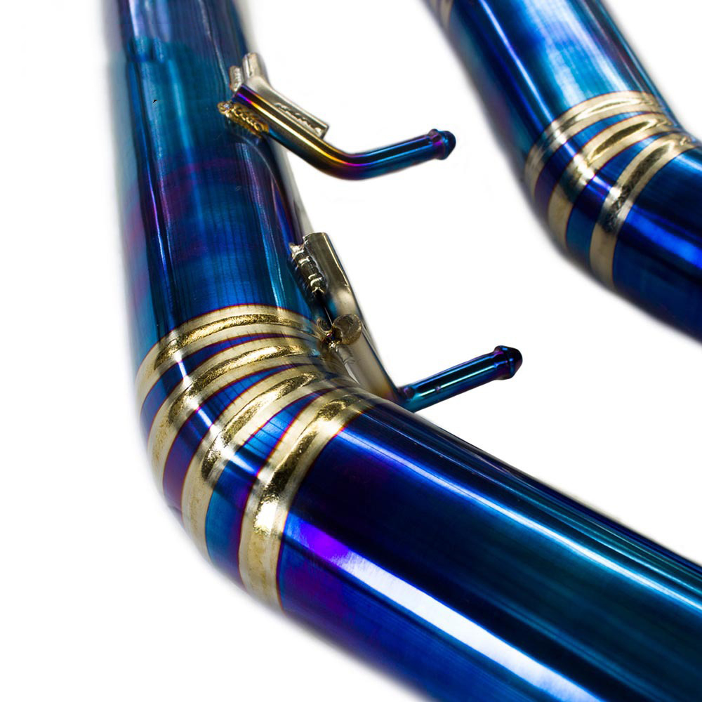 For BMW X5 3.0 Titanium Alloy Blue Automobile Exhaust Cat-Back 5