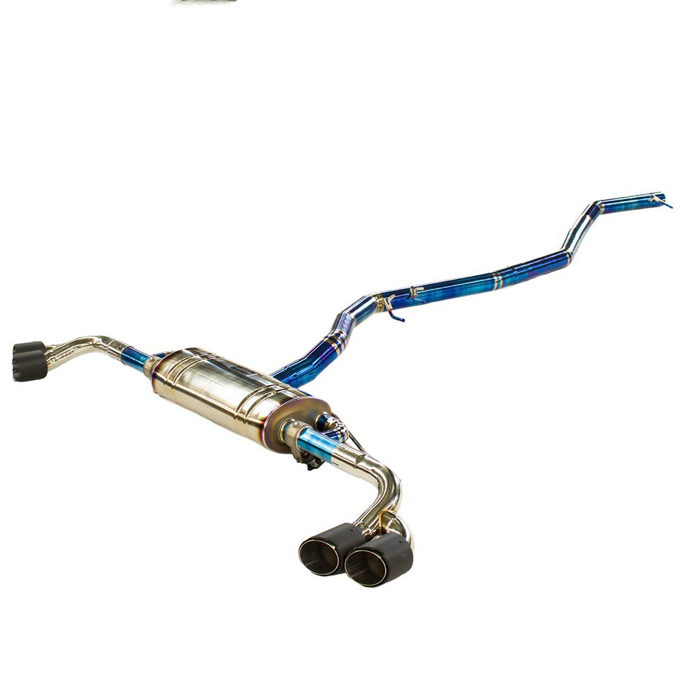 For BMW X5 3.0 Titanium Alloy Blue Automobile Exhaust Cat-Back 3