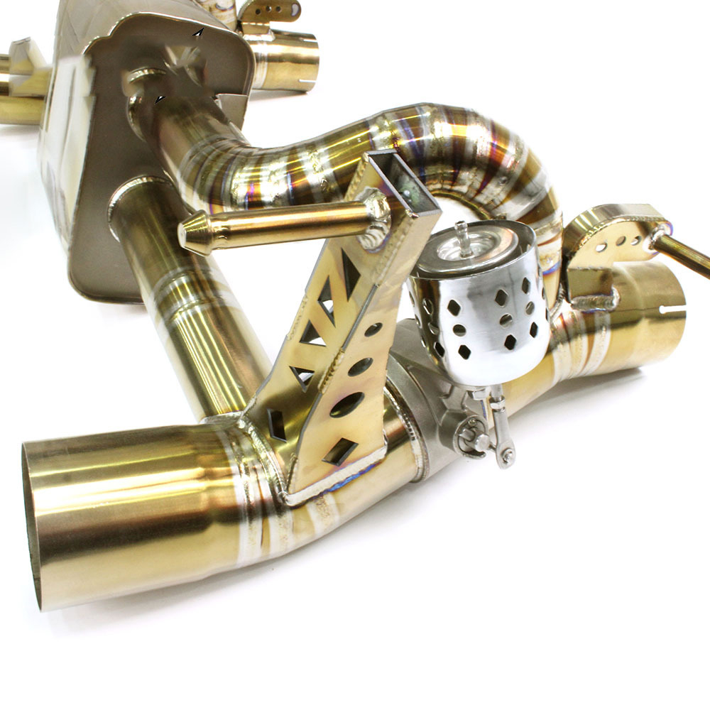 Car Exhaust Cat-back Titanium Alloy For Ferrari 488 2015-2018 5