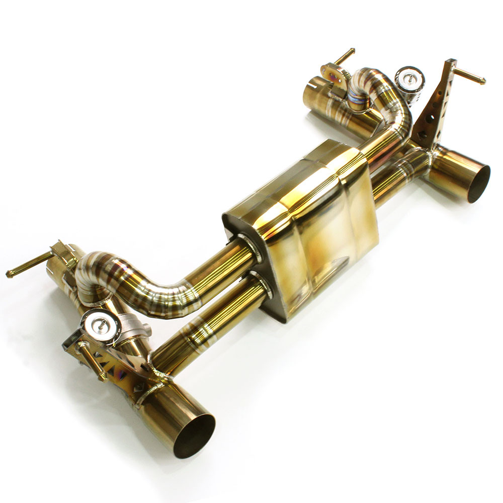 Car Exhaust Cat-back Titanium Alloy For Ferrari 488 2015-2018 4