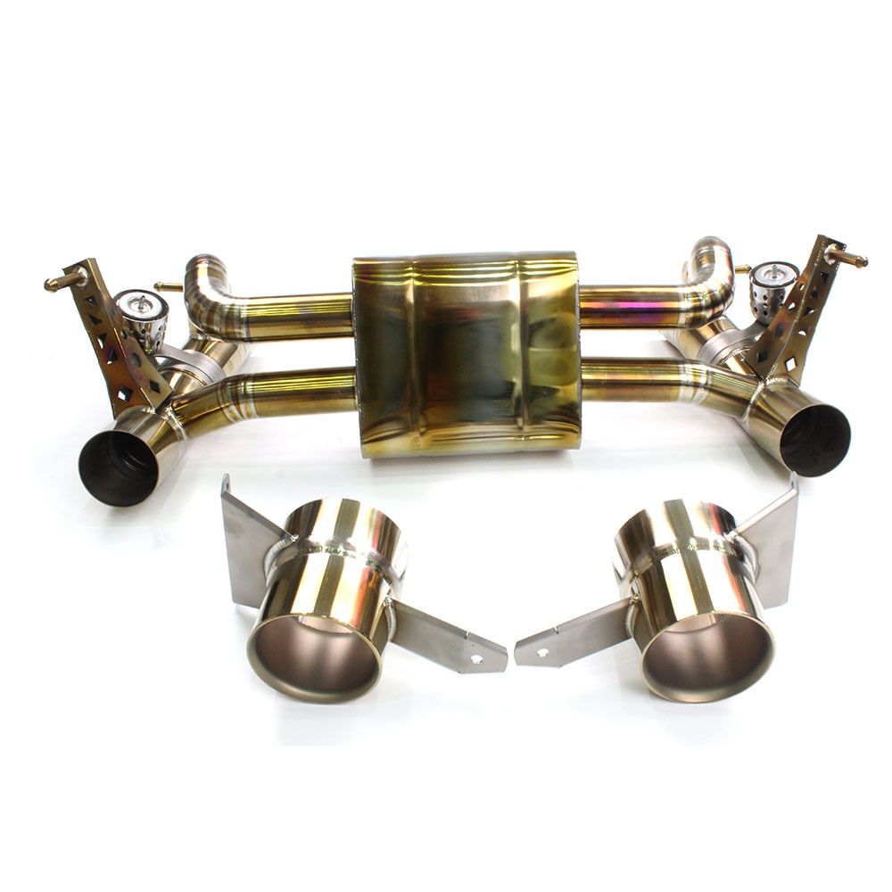 Car Exhaust Cat-back Titanium Alloy For Ferrari 488 2015-2018 2