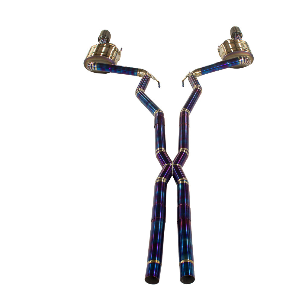 Automobile Cat-back For Mustang Ford 5.0T Titanium Exhaust Catback 4