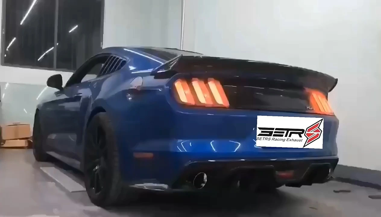 Cat-back de automóvel para Mustang Ford 5.0T Catback de escape de titânio 1