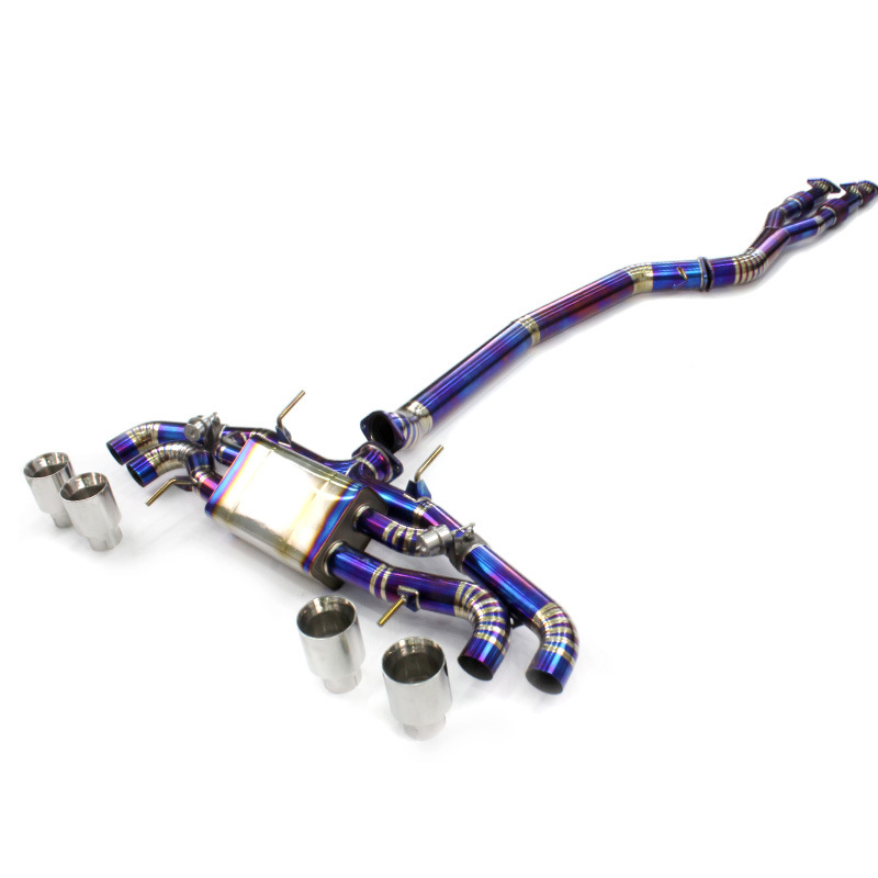Car Exhaust System Catback For Nissan GTR R35 Titanium Alloy 2