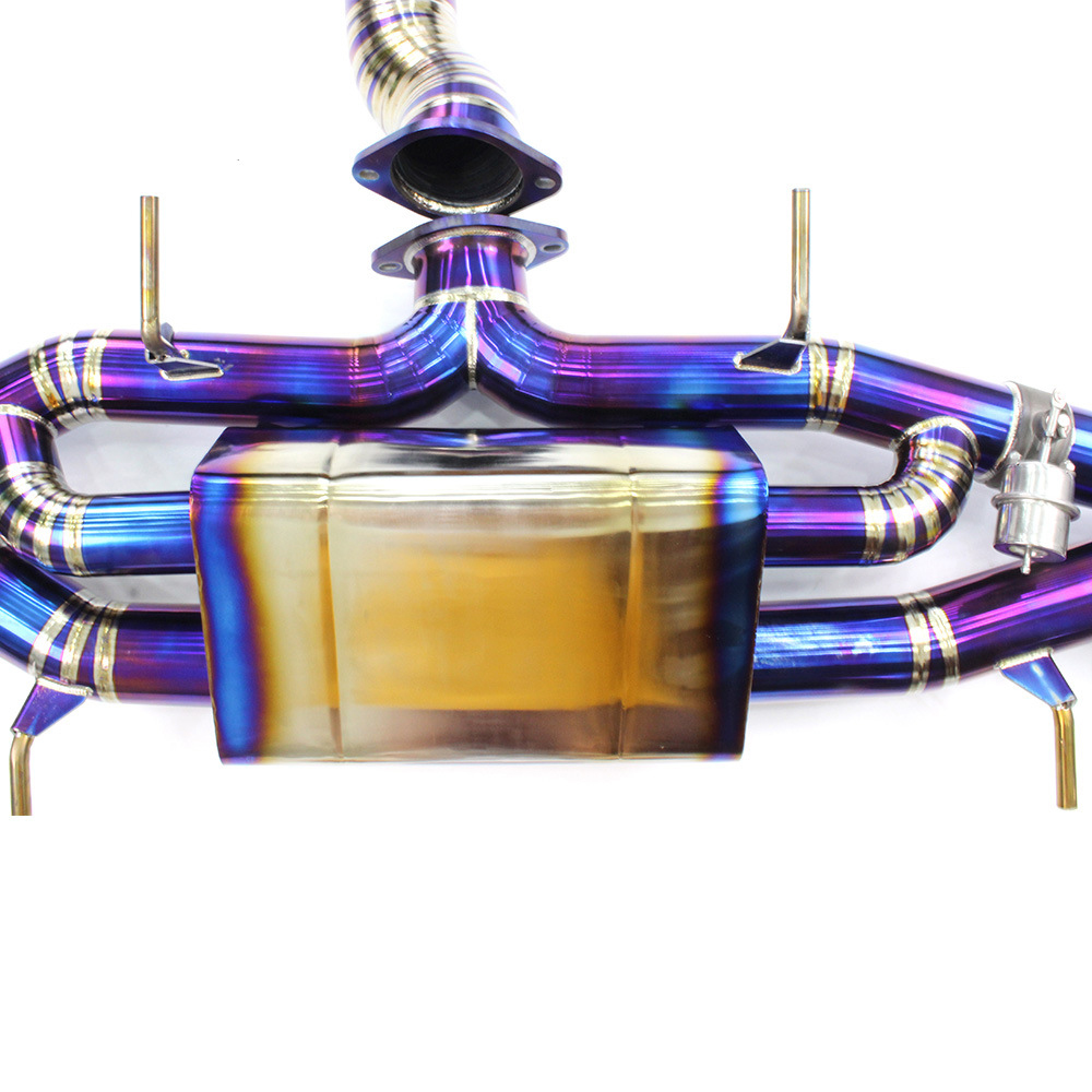 Car Exhaust System Catback For Nissan GTR R35 Titanium Alloy 5